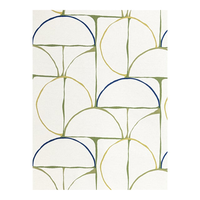 The House of Scalamandré Aerial Fabric, Meadow For Sale