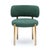 Boho Chic Margaret Green Performance Chenille Dining Chair For Sale - Image 3 of 7