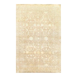 2020s Beige Tabriz Silk & Wool For Sale