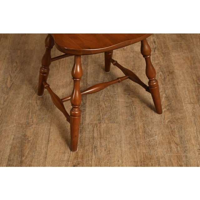 Brown Pennsylvania House Vintage Set of Three Cherry Windsor Chairs For Sale - Image 8 of 18