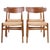CH23 Dining Chairs with Teak Backrest and Woven Seat by Hans J. Wegner for Carl Hansen & Søn, 1960, Set of 4 For Sale - Image 10 of 10