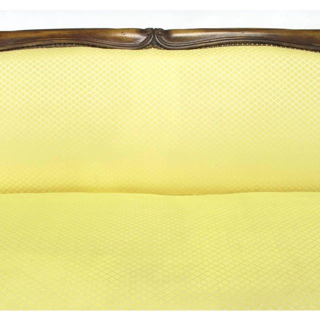 Wood Yale Burge Louis XV Style Even-Arm Sofa For Sale - Image 7 of 10
