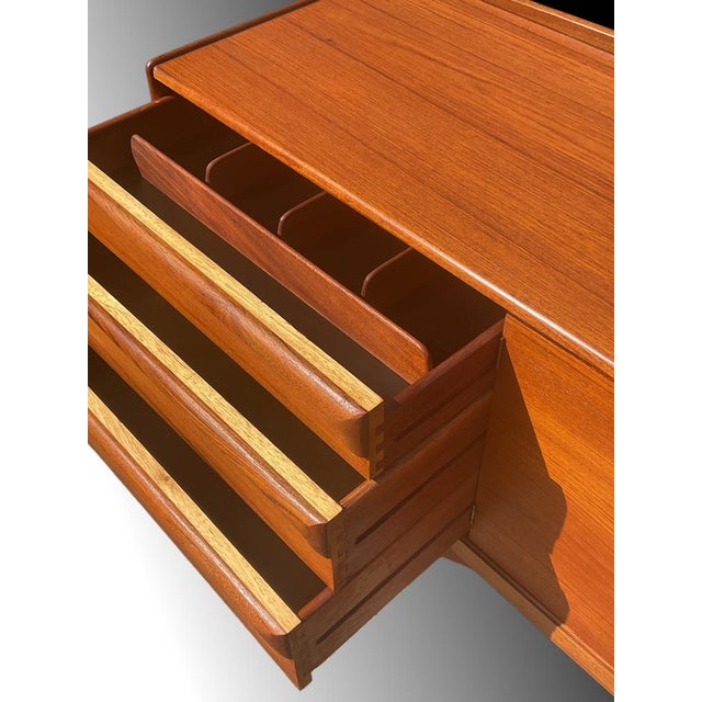 Mid-Century Modern Mid-Century Teak Sideboard by Val Rossi for Beithcraft For Sale - Image 3 of 18