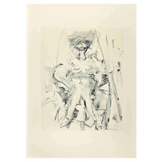 After Willem De Kooning, Woman in a Rowing Boat, Offset and Lithograph, 1985 For Sale
