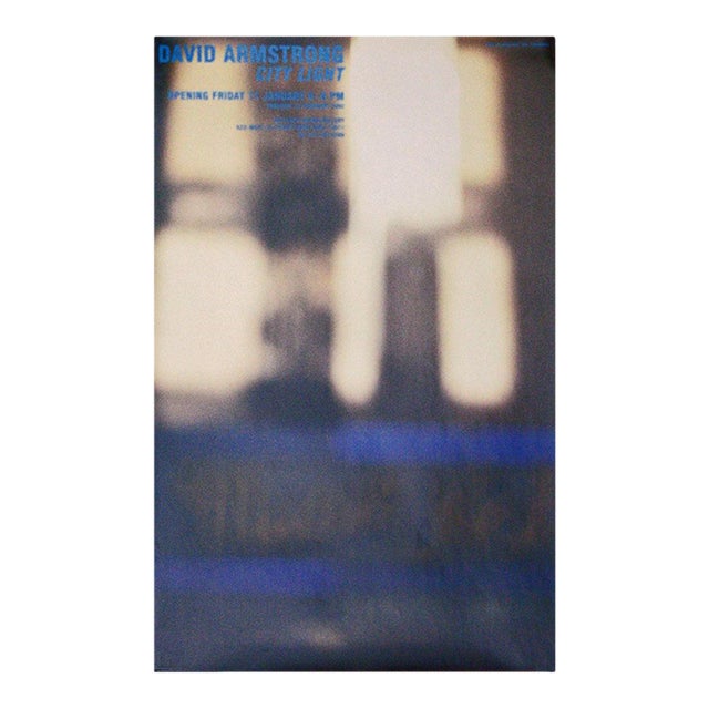 David Armstrong City Light Official Exhibition Poster For Sale