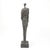 Brutalist Pair of Vintage Brutalist Style Patinated Bronze Tall Figures After Alberto Giacometti For Sale - Image 3 of 12