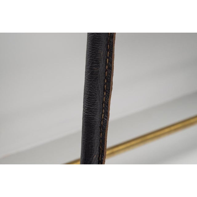 Writing Desk in Leather by Jacques Adnet, France, 1950 For Sale - Image 16 of 18