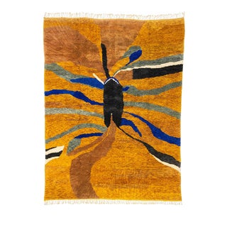 Oversize Hand-Knotted Moroccan Wool Rug | 13'2" X 9'11" | One of a Kind For Sale
