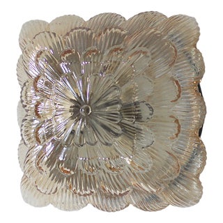 Mid-Century Glass Sconce from Massive, 1960s For Sale