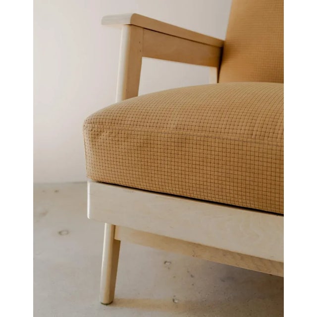 Brown 1950s Vintage French Reclining Lounge Chair For Sale - Image 8 of 9