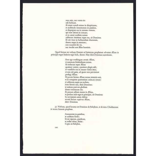 Printmaking Materials 1968 Salvador Dalí Biblia Sacra Lithograph "Seduxisti Me, Domine" Lord, You Have Deceived Me For Sale - Image 7 of 11