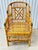 Vintage Brighton Pavilion Style Tortoiseshell Bamboo & Rattan Armchair For Sale - Image 9 of 11