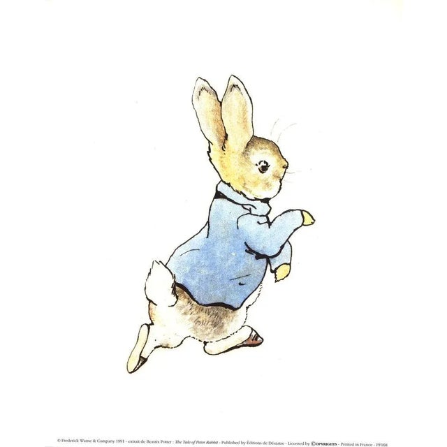 Artist: Beatrix Potter Title: The Tale of Peter Rabbit Year: 1991 Signed: No Medium: Offset Lithograph Paper Size: 12 x...