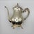 Oneida silver plate pair of ornate victorian vintage footed pitchers (coffee pot + teapot) — beautiful matching set!...