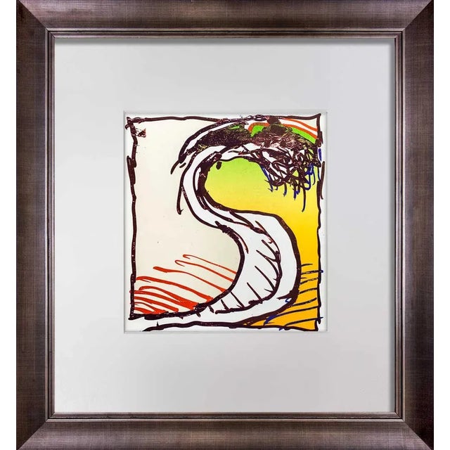 1980s Pierre Alechinsky Original Lithograph Ltd 1981 with Frame For Sale - Image 5 of 5