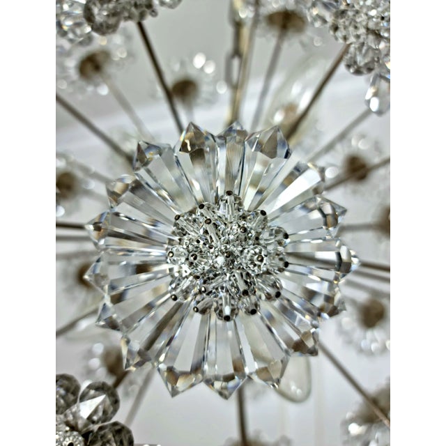 1970s Mid-Century Modern Glass Sputnik Chandelier, 1970s For Sale - Image 5 of 6