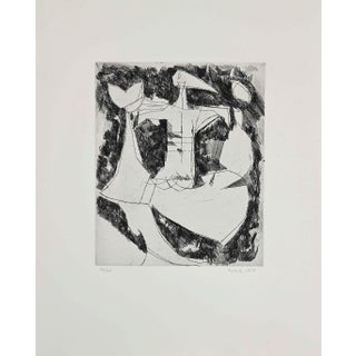 Marino Marini - Composition I - Etching - 1956 For Sale