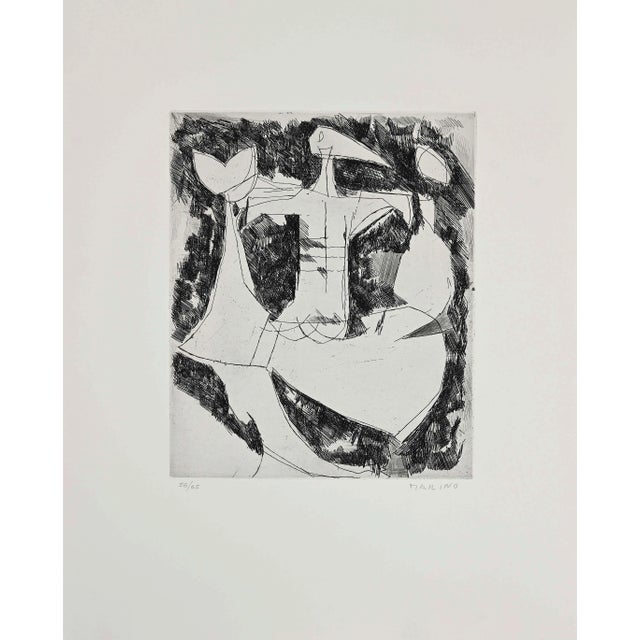 Marino Marini - Composition I - Etching - 1956 For Sale