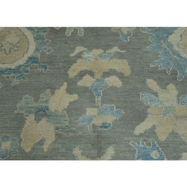 Turkish Oushak Rug 9'9" x 13'3" #18602 For Sale In Houston - Image 6 of 8