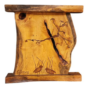 Live Edge Spalted Maple Inlaid Wall Art