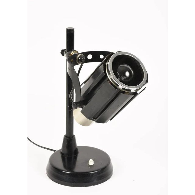 Mid-Century Modern Mid-Century Italian Aluminium & Metal Table Lamp by Oscar Torlasco, 1960s For Sale - Image 3 of 13