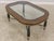 American 1950s Ej Victor Ebony and Dark Walnut Glass Top Cocktail Table Item # 9203-40g For Sale - Image 3 of 12