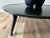 Black 1960s John Van Koert for Drexel Profile Collection Round Coffee Table – Vintage Mid-Century Modern Black Lacquer Cocktail Table For Sale - Image 8 of 12