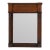 19th Century France Renaissance Brown Wood Mirror For Sale