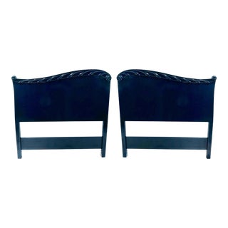 Pair of John Stuart Hollywood Regency Twin Headboards For Sale