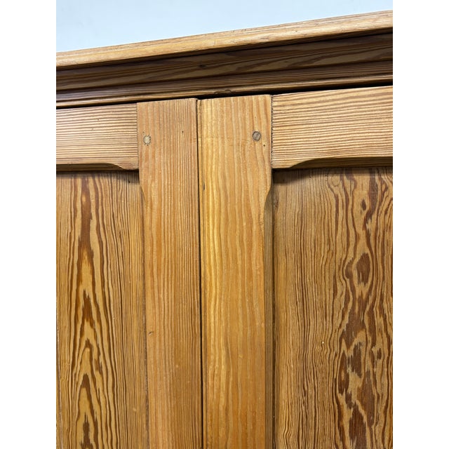 Wood 19th Century English Pine Cupboard For Sale - Image 7 of 10