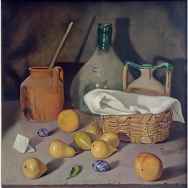 Still life Maximilian Ciccone Italia 2002 Oil on canvas cm. 55x55. This oil on canvas painting is an incredible example of...