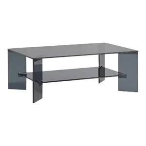 Rectangular Smoky Lucite Coffee Table
