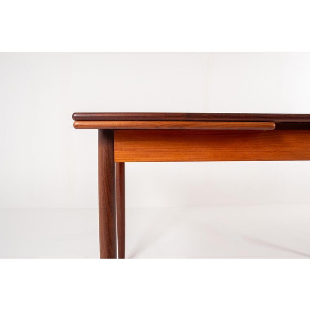 Mid-Century Scandinavian Teak Extendable Dining Table, 1960s For Sale - Image 13 of 15