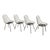 1950s Set of Four Mid Century Modern Eames DKX Black Powder-Coated Wire Chairs, 1954 For Sale - Image 5 of 18
