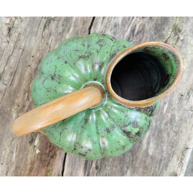 Glazed Stoneware Pumpkin Pitcher by Louis Lourioux, 1930s For Sale - Image 11 of 12