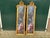 1970s French Louis XVI Gold Beech Fabric Frames 2pc For Sale - Image 12 of 18