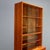 Vintage Bookcase in Larch Veneer and Brass, 1960s For Sale - Image 4 of 11
