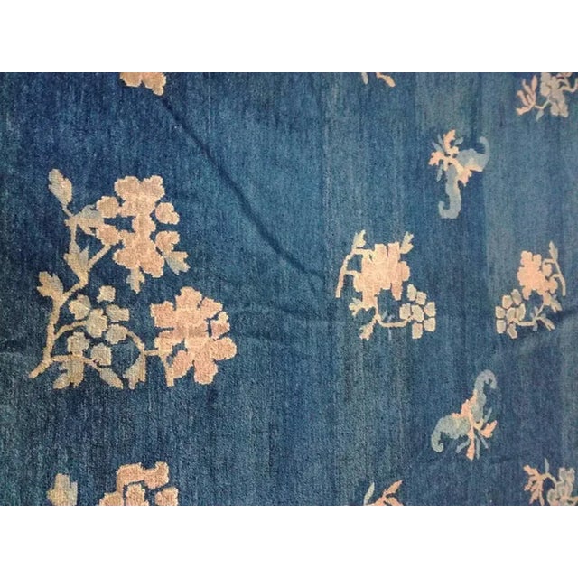 19th Century Chinese Peking Carpet ( 8' X 9'6" - 245 X 290 ) For Sale - Image 4 of 4