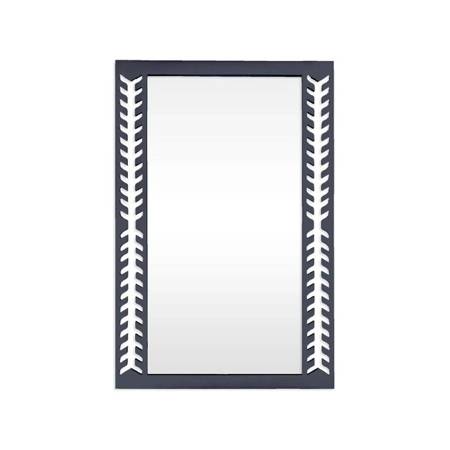 Contemporary Fleur Home Audubon Spruce Rectangle Mirror in Hale Navy, 30x40 For Sale - Image 3 of 3