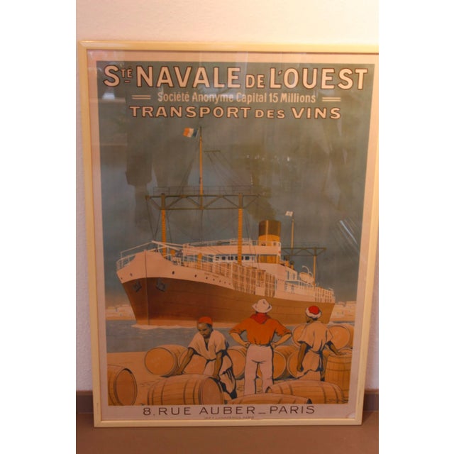 St. Navale of The West Transport Wines Poster by Sandy Hook, 1930s For Sale - Image 12 of 14