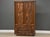 Mid-Century Modern Brutalist MCM Lane Pueblo Walnut Armoire Dresser For Sale - Image 3 of 10