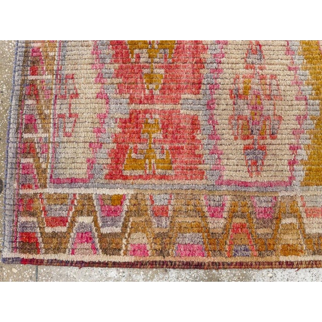 Textile Galerie Shabab Collection Mid-20th Century Turkish Anatolian Runner For Sale - Image 7 of 10