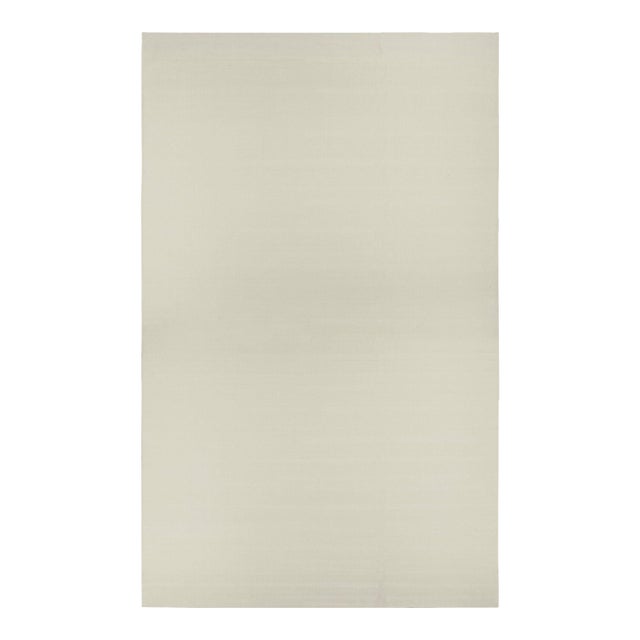 Rug & Kilim’s Modern Textural Rug in White Tones For Sale