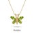 Peridot Butterfly Gemstone Pendant - August Birthstone Pendant for Woman For Sale - Image 4 of 5