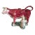 19th Century English Pearlware Pink Luster Cow Form Creamer For Sale