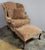 A comfortable well made and home-ready Queen Anne wingback chair with matching sleeve covers, footstool and pillow....
