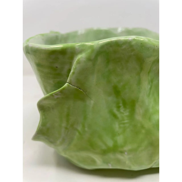 Wannopee Lettuce Leaf was a trade name of the New Milford Pottery of CT. In 1901 they started the production of Majolica...