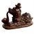 Vintage Pipe Smoking Dapper Dog Incense Burner For Sale