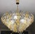 Large Amber and Grey Poliedri Murano Glass Chandelier For Sale - Image 6 of 14