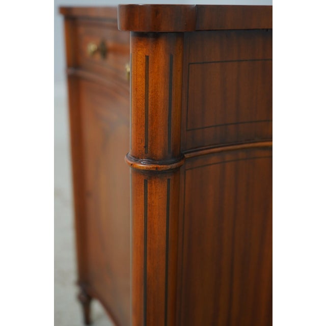 Maitland Smith Adams Style Satinwood Console Cabinet For Sale - Image 15 of 18